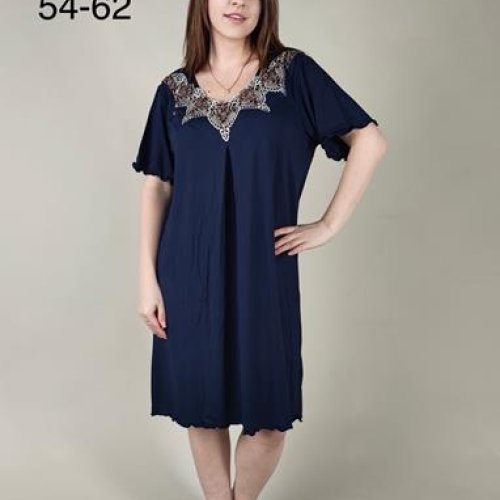 Ночнушка Fili Wear (54-62) 626 navy (лето) Fili Wear 626 navy