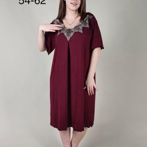 Ночнушка Fili Wear (54-62) 626 wine (лето) Fili Wear 626 wine