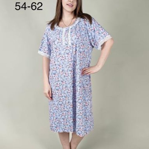 Ночнушка Fili Wear (54-62) 8035 l.blue (лето) Fili Wear 8035 l.blue