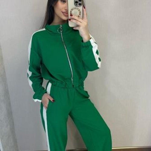 Костюм спорт Valentina (42-50) 066 green (деми) Valentina 066 green