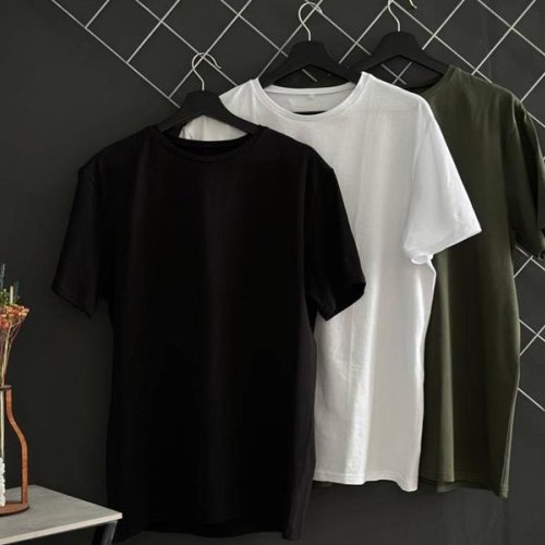 Футболка Madoka (M-3XL) 738 khaki (лето) Madoka 738 khaki
