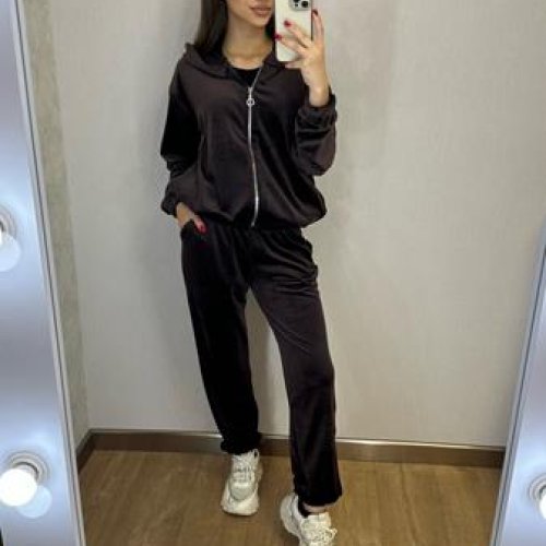 Костюм спорт Valentina (42-52) VL59 black (деми) Valentina VL59 black