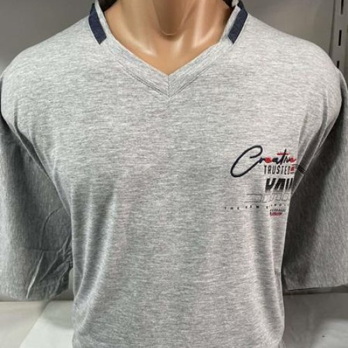 Футболка Sabihina (6XL-9XL) SB651 grey (лето) Sabihina SB651 grey