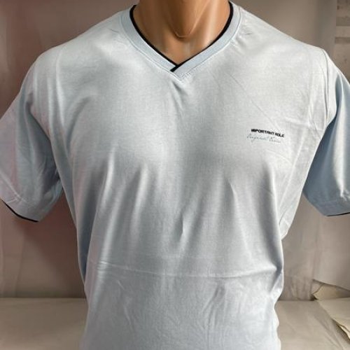 Футболка Sabihina (L-3XL) SB671 l.blue (лето) Sabihina SB671 l.blue