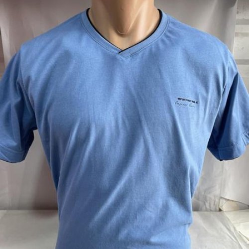 Футболка Sabihina (L-3XL) SB674 l.blue (лето) Sabihina SB674 l.blue