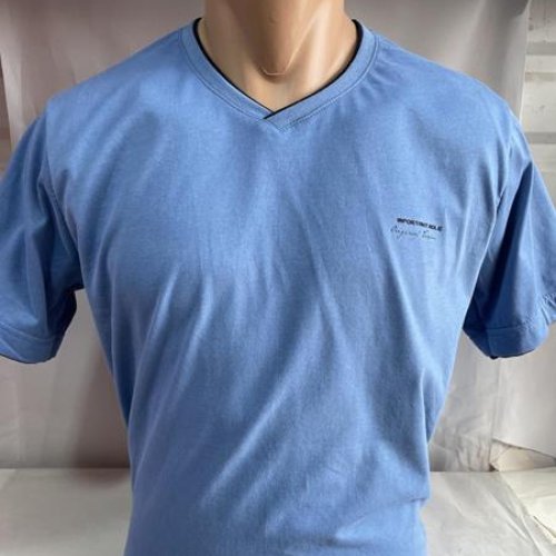 Футболка Sabihina (4XL-7XL) SB680 l.blue (лето) Sabihina SB680 l.blue