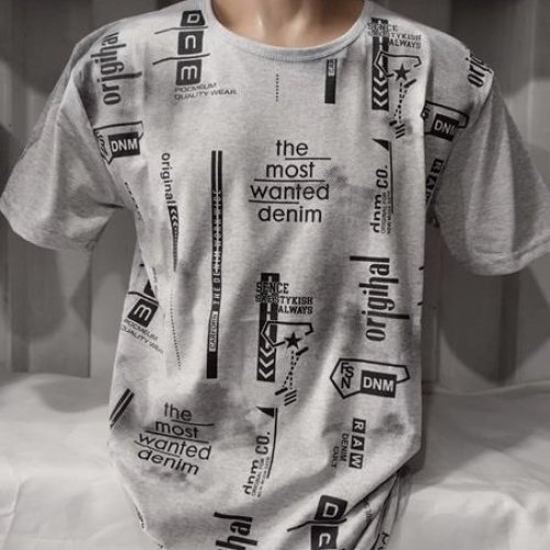 Футболка Panda (2XL-5XL) 1651 grey (лето) Panda 1651 grey