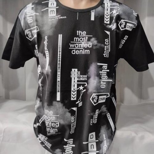 Футболка Panda (2XL-5XL) 1652 black (лето) Panda 1652 black