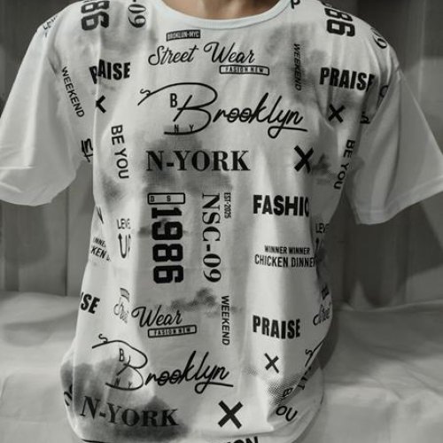 Футболка Panda (2XL-5XL) 1653 white (лето) Panda 1653 white