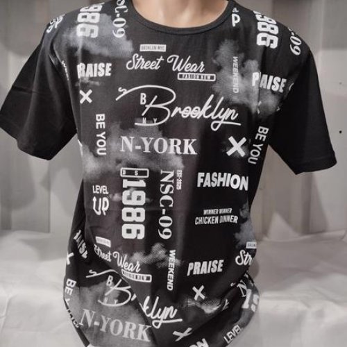 Футболка Panda (2XL-5XL) 1655 black (лето) Panda 1655 black