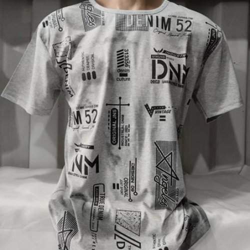 Футболка Panda (2XL-5XL) 1657 grey (лето) Panda 1657 grey