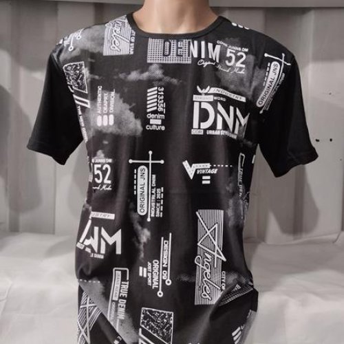 Футболка Panda (2XL-5XL) 1658 black (лето) Panda 1658 black