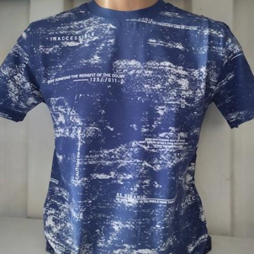 Футболка Panda (S-2XL) 1681 blue (лето) Panda 1681 blue
