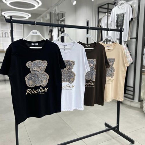Футболка Karon (S-L) 7169 white (лето) Karon 7169 white