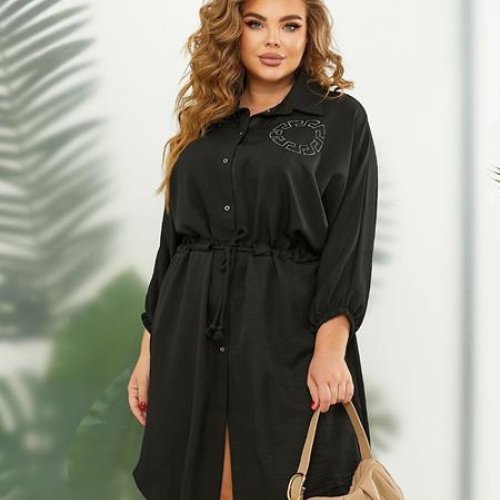 Платье BAT (50-60) 705 black (деми) BAT 705 black
