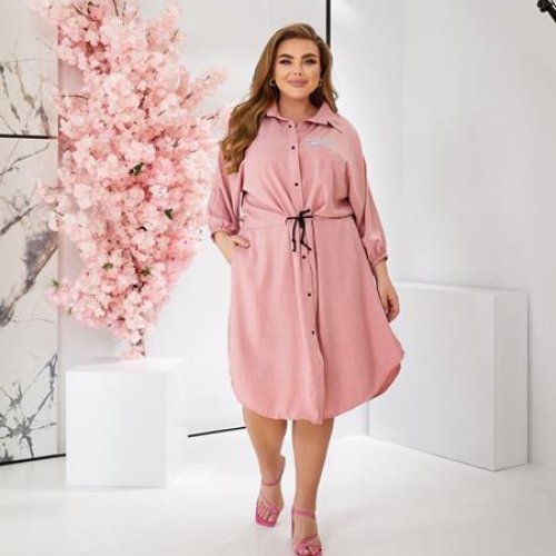 Платье BAT (50-60) 705 pink (деми) BAT 705 pink
