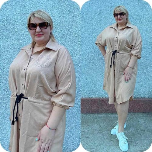 Платье BAT (50-60) 705-1 beige (деми) BAT 705-1 beige