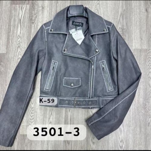 Куртка Yafeier (S-XL) 3501-3 grey (деми) Yafeier 3501-3 grey