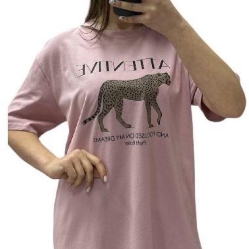 Футболка G.L.S.A (44-54) 25059 pink (лето) G.L.S.A 25059 pink