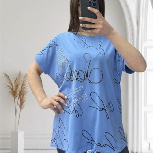 Футболка Novetly Store (52-58) 25309 l.blue (лето) Novetly Store 25309 l.blue