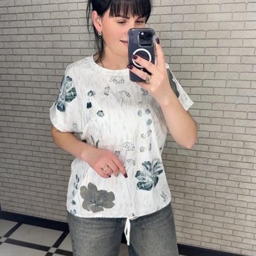 Футболка LeVisha (M-2XL) 25064 white (лето) LeVisha 25064 white