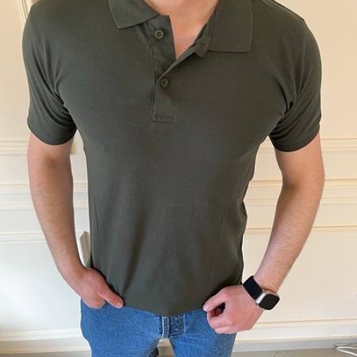 Футболка Nik (M-5XL) 55861 khaki (лето) Nik 55861 khaki