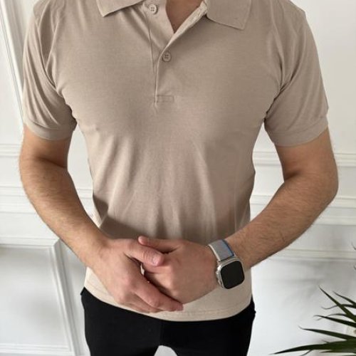 Футболка Nik (M-5XL) 55862 beige (лето) Nik 55862 beige