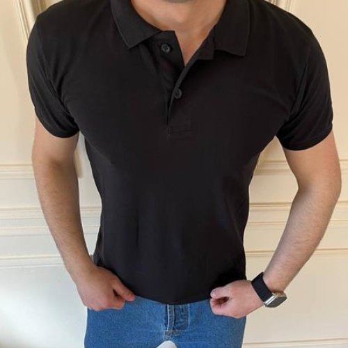 Футболка Nik (M-5XL) 55865 black (лето) Nik 55865 black