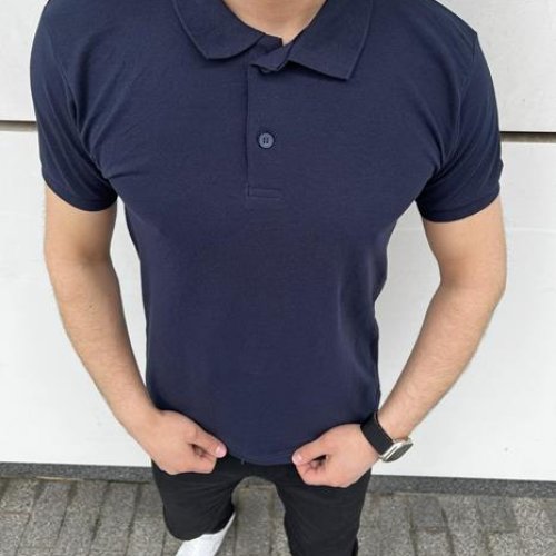 Футболка Nik (M-5XL) 55867 navy (лето) Nik 55867 navy