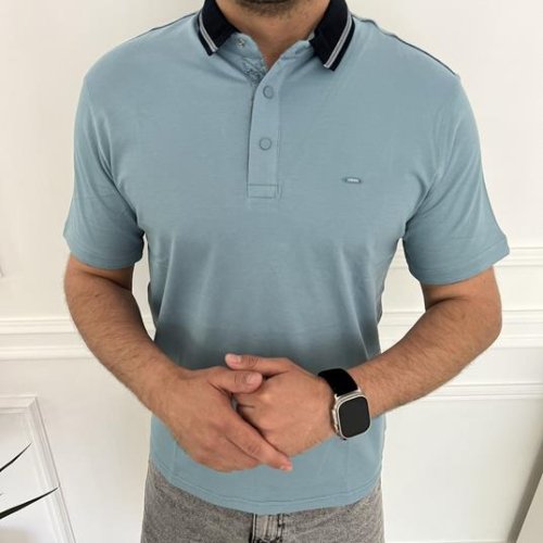 Футболка Nik (3XL-6XL) 55871 l.blue (лето) Nik 55871 l.blue