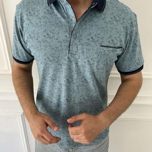 Футболка Nik (M-2XL) 55889 l.blue (лето) Nik 55889 l.blue