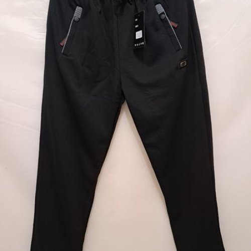 Штаны спорт Giang (3XL-7XL) 8107 black (деми) Giang 8107 black