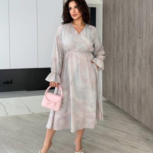 Платье EVA (50-60) 246 l.grey (деми) EVA 246 l.grey