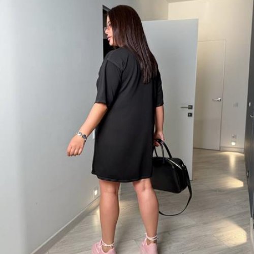 Платье EVA (48-62) 248 black (лето) EVA 248 black
