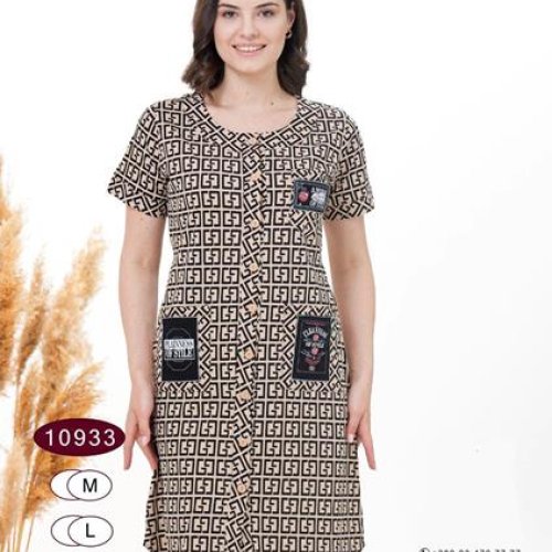 Халат sss Annet (M-2XL) DO10933 beige (лето) sss Annet DO10933 beige