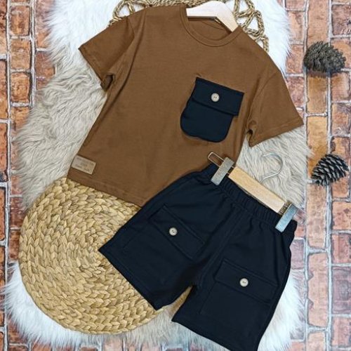 Костюм Fili kids (4-10) FK815 brown (лето) Fili kids FK815 brown