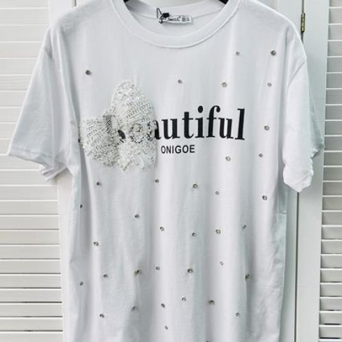 Футболка Karon (S-L) 7030 white (лето) Karon 7030 white
