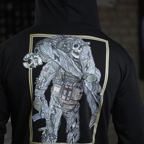 Худи Madoka (M-2XL) 782 black (деми) Madoka 782 black