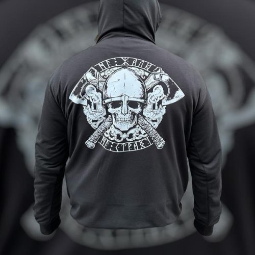 Худи Madoka (M-2XL) 789 black (деми) Madoka 789 black