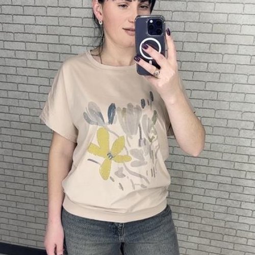 Футболка Shipi (M-2XL) 25027 beige (лето) Shipi 25027 beige