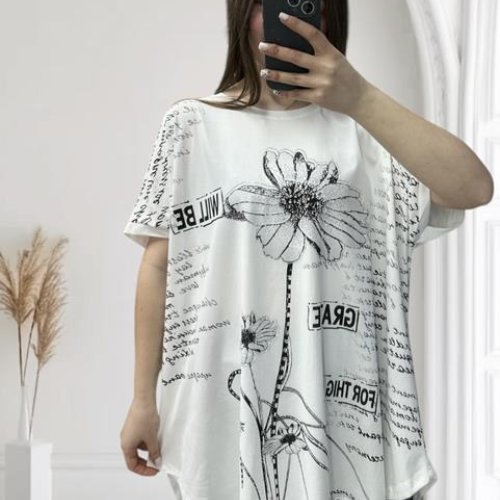 Туника LeVisha (54-64) 25005 white (лето) LeVisha 25005 white