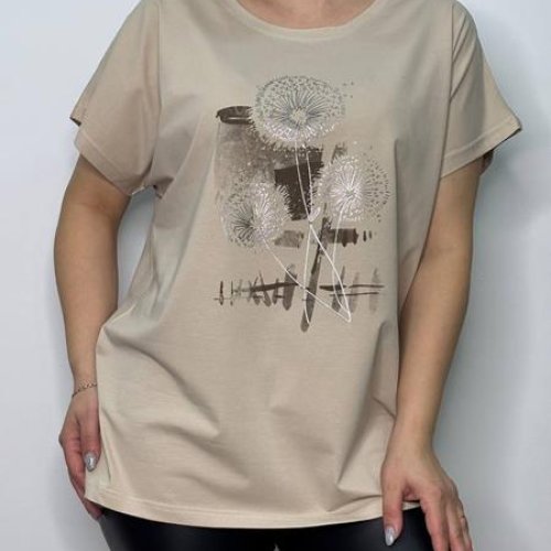 Футболка Kosta (50-54) E023 beige (лето) Kosta E023 beige
