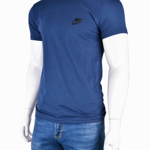 Футболка Textile (M-3XL) 811М синій (лето) Textile 811М синій