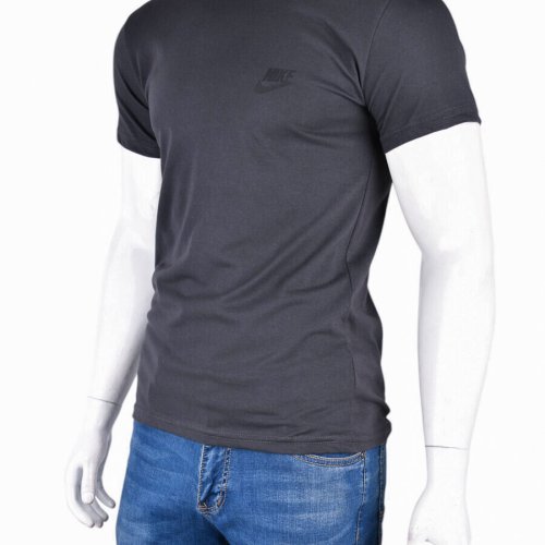 Футболка Textile (M-3XL) 812М темний графіт (лето) Textile 812М темний графіт