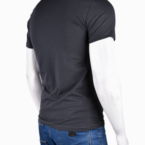 Футболка Textile (M-3XL) 812М темний графіт (лето) Textile 812М темний графіт