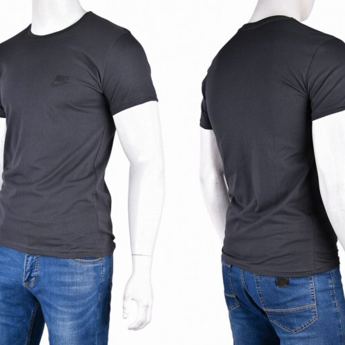 Футболка Textile (M-3XL) 812М темний графіт (лето) Textile 812М темний графіт