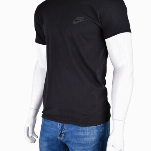 Футболка Textile (M-3XL) 813М чорний (лето) Textile 813М чорний