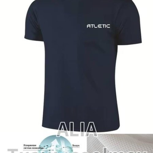 Футболка Алия (M-3XL) 2989 navy (лето) Алия 2989 navy