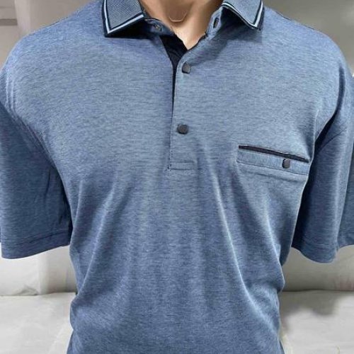 Футболка Sabihina (M-2XL) SB812 blue (лето) Sabihina SB812 blue
