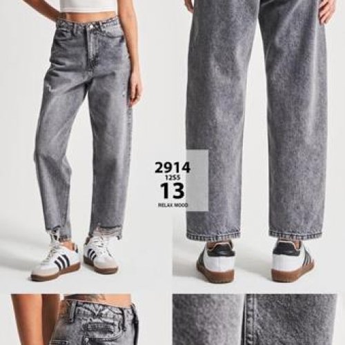 Джинсы Ruxa (34-42) 2914 grey (деми) Ruxa 2914 grey